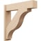 Ekena Millwork 8-in W x 36-in D x 36-in H Funston Block Rough Cedar Woodgrain TimberThane Outlooker, Primed Tan OUTUR080X36X36FST44RCPR - alternate 1